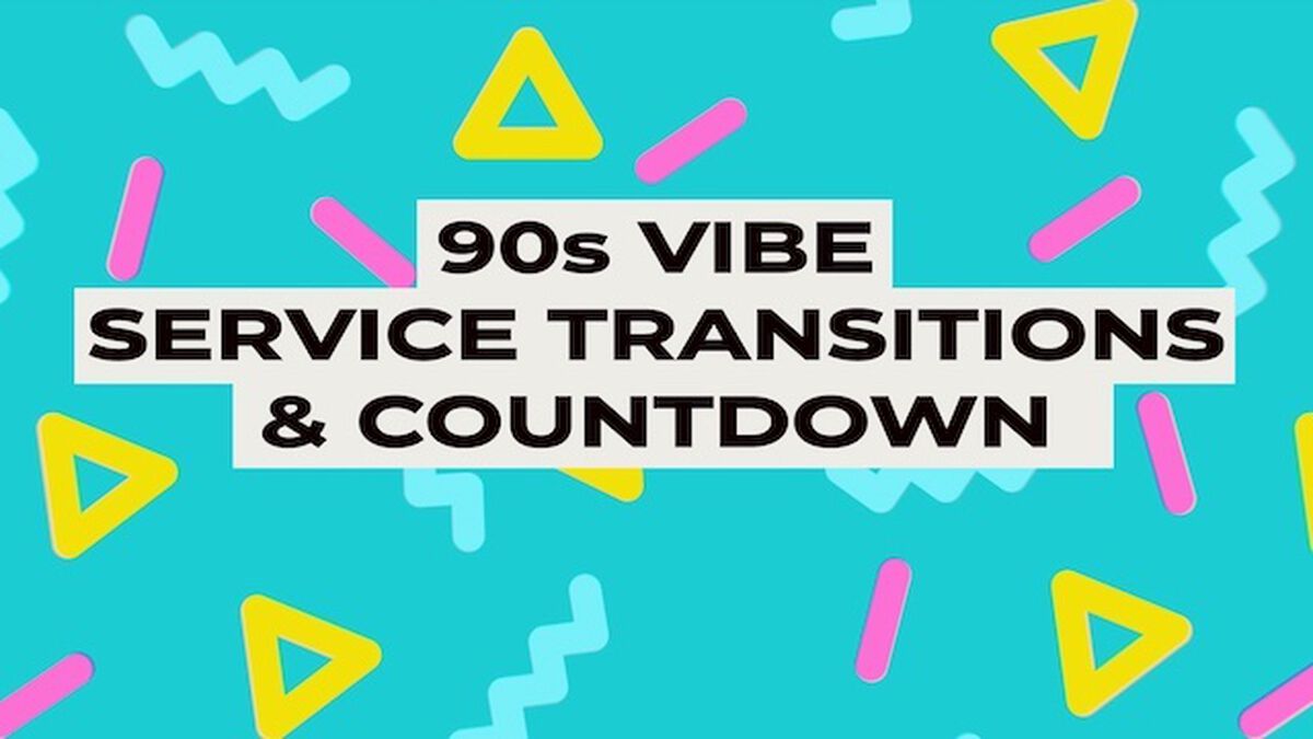90s Vibe Service Transitions and Countdown image number 0